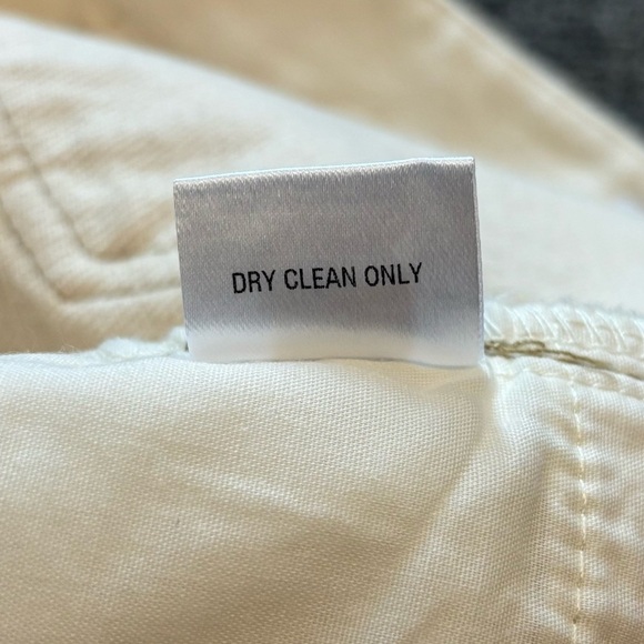 NOMIA NYC Sz 27 Paneled Wide Leg Jeans In Ecru new without tag Designer - Picture 8 of 12